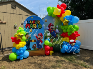 Super Mario Theme Balloon decoration